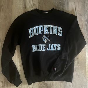 Johns Hopkins University Black Champion Crewneck